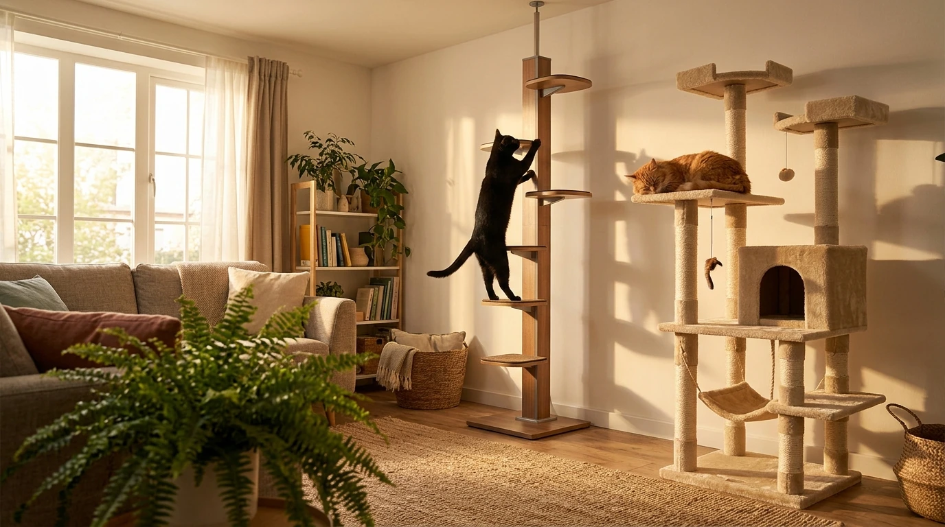 Cat Tree or Tower? Compare Features and Choose the Right Fit