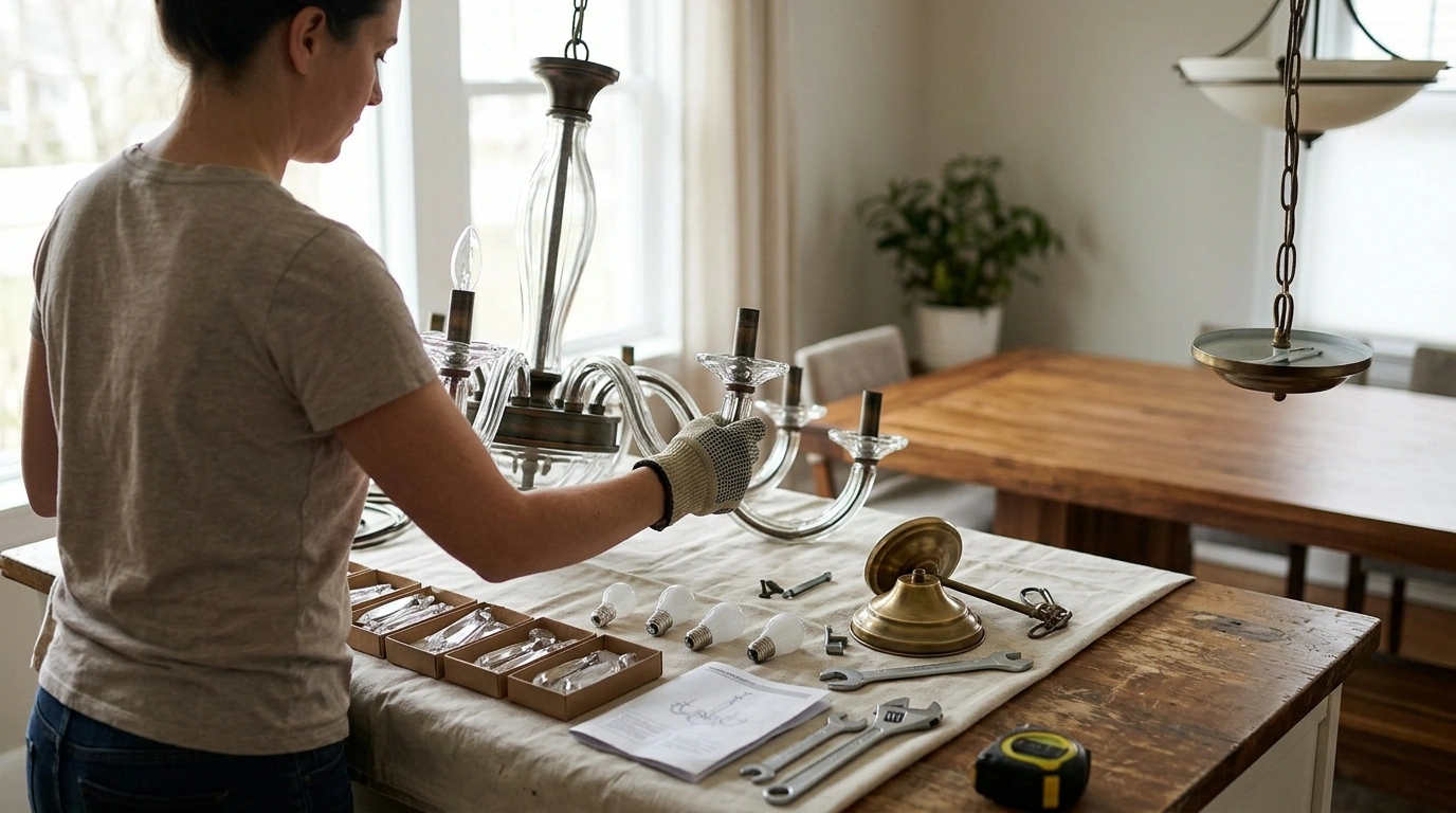 Choosing a Chandelier: Size, Height, Style & Brightness