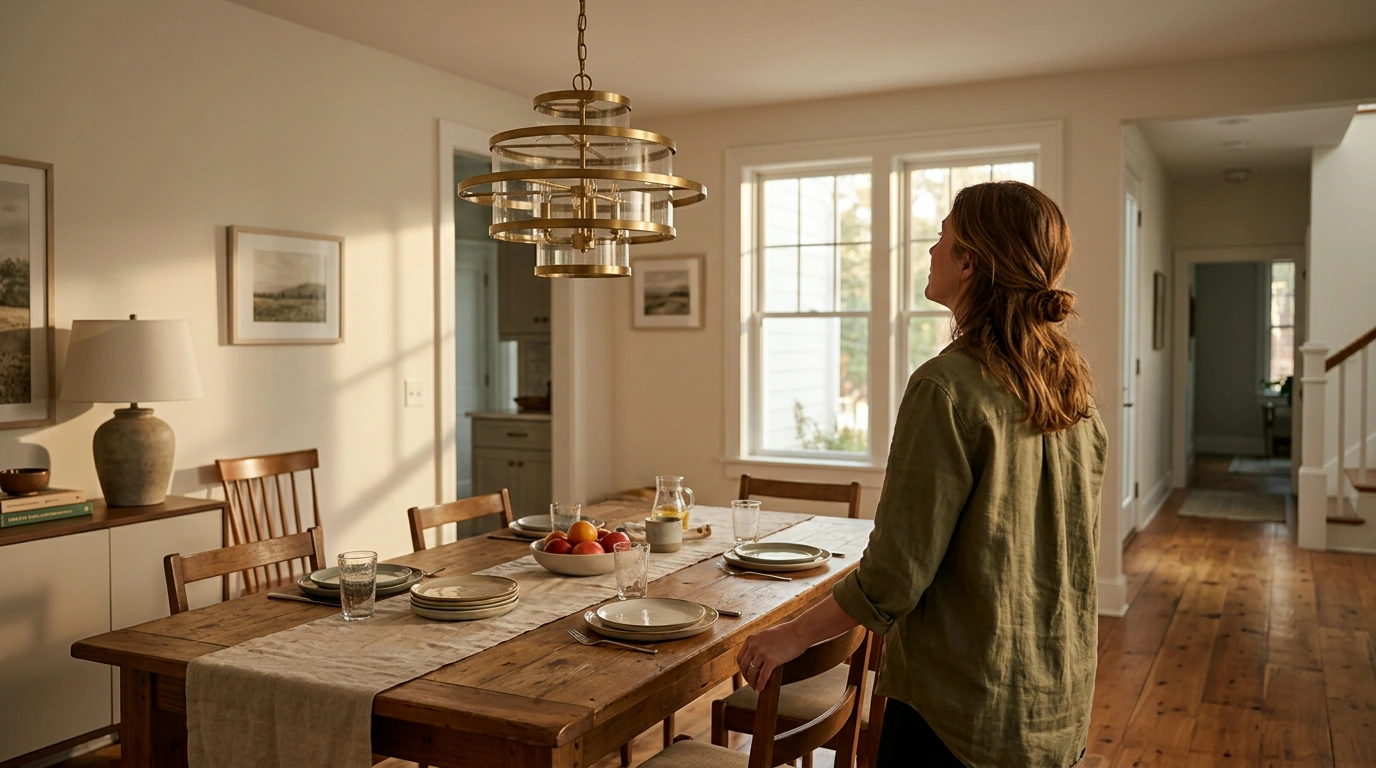 Right-Size Your Chandelier: Diameter & Hanging Height